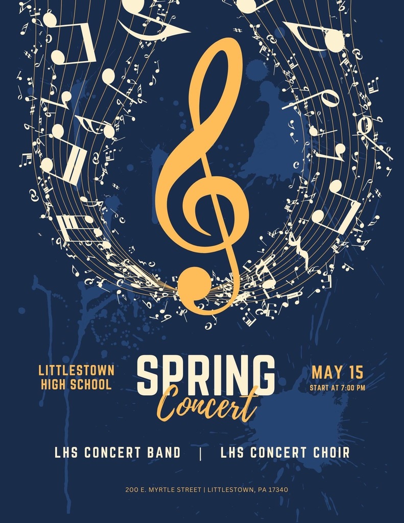 LHS Music Department will present their Spring Concert on May 15th. Don't miss out on this great performance!🎶