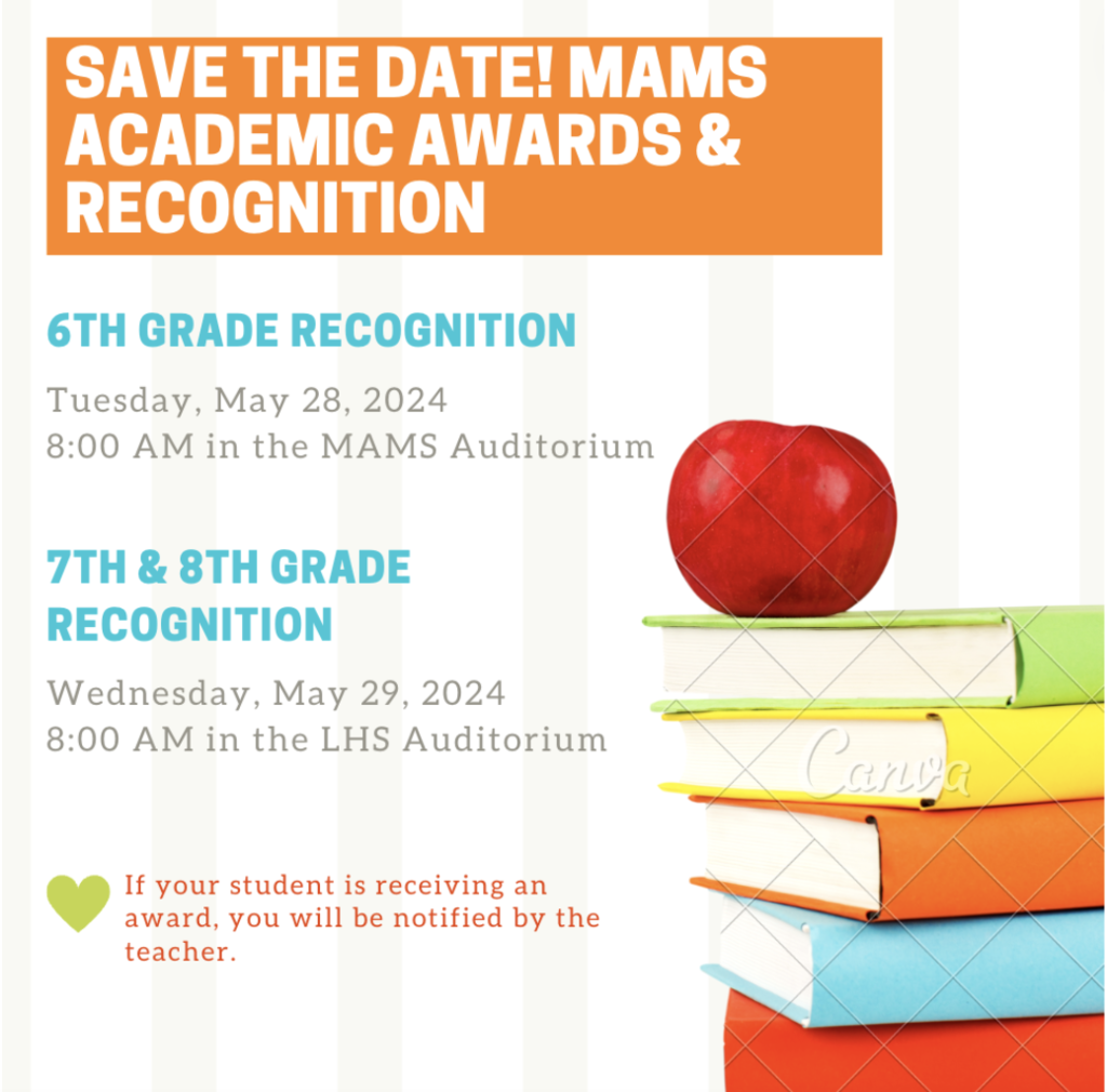 Award and Recognition Ceremony Information Maple Avenue Middle School