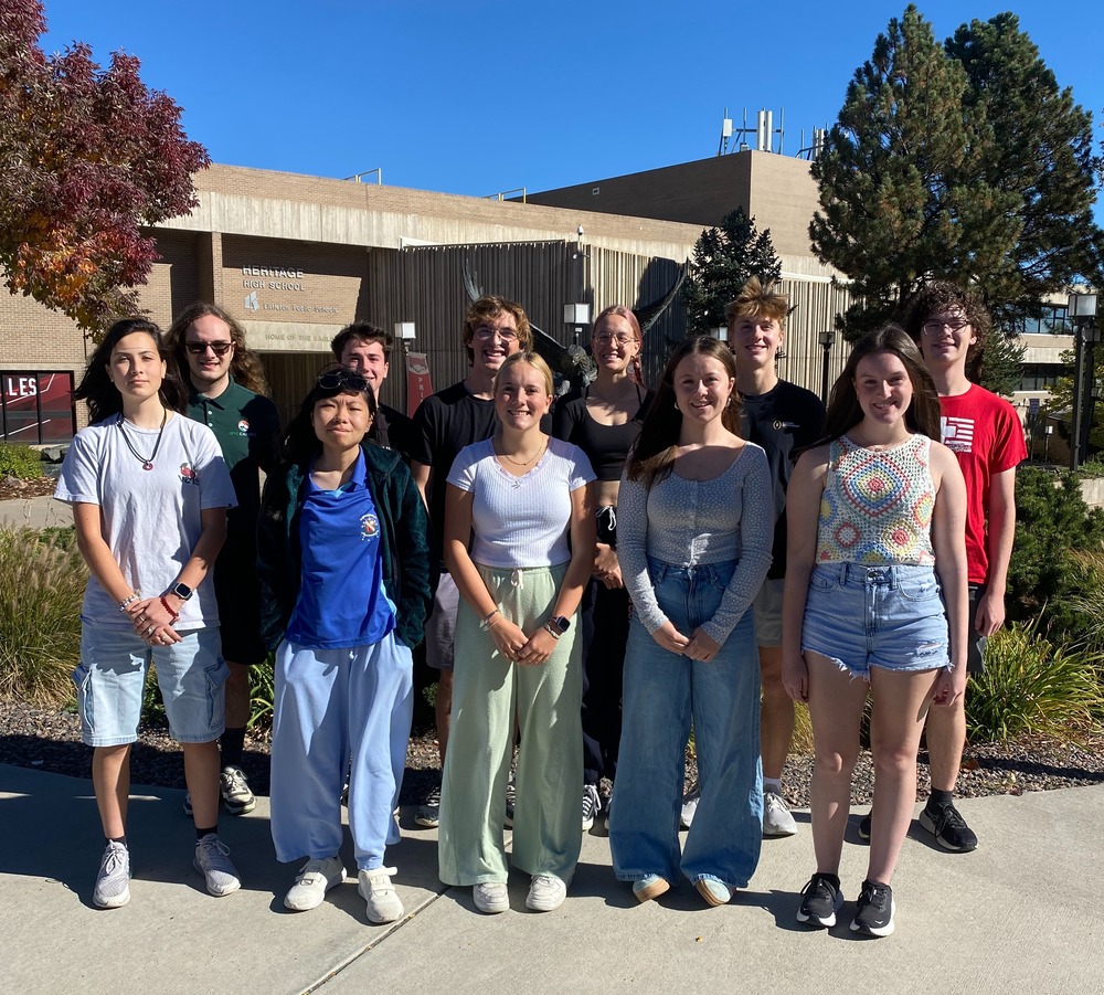 picture of students who were recognized for National Merit Status
