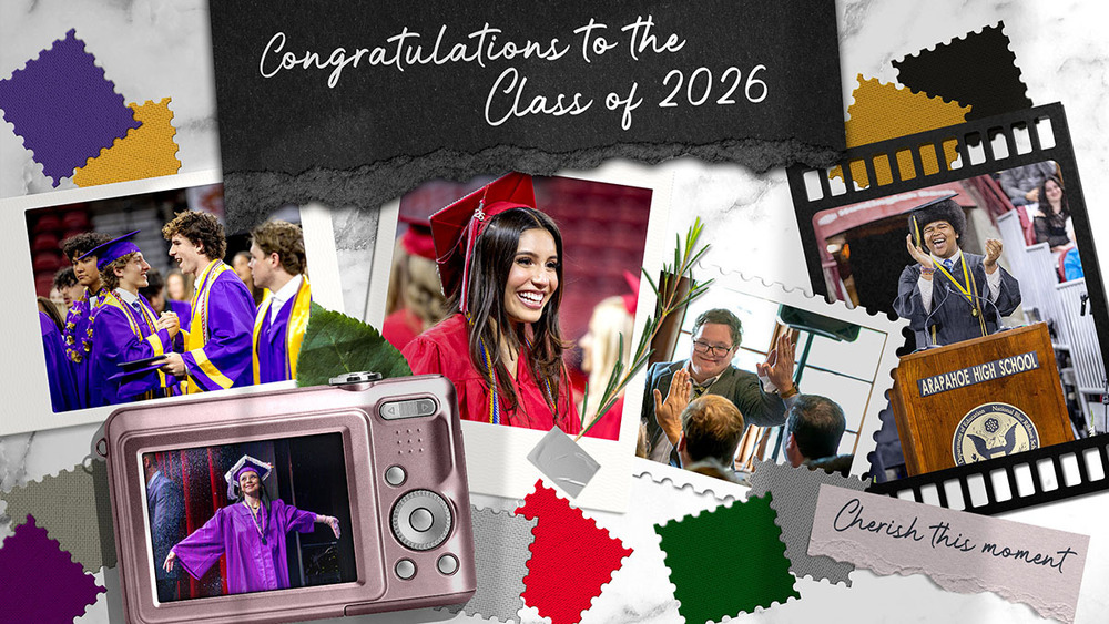 A collage of graduation photos