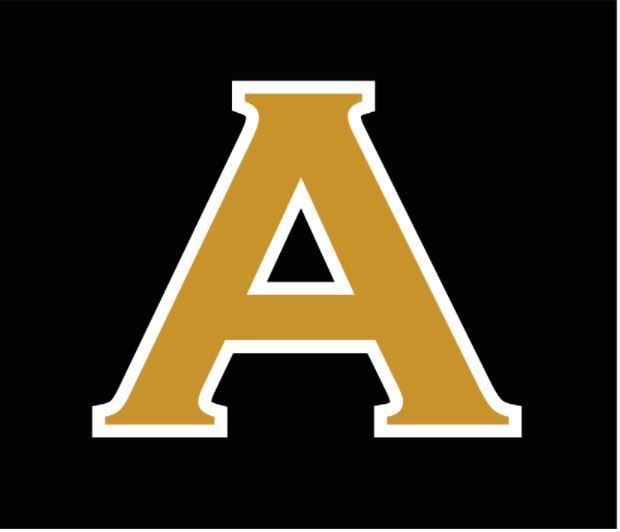 AHS Black and Old Gold "A"