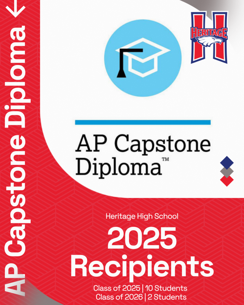 Congratulations to our 2024-2025 AP Capstone Diploma recipients! Ten of our Class of 2025 graduates earned their AP Capstone Diploma, and two of our Class of 2026 students have already earned theirs! To earn the AP Capstone Diploma, students must earn scores of 3 or higher in AP Seminar, AP Research, and on four additional Advanced Placement® (AP®) Exams of their choice. #eaglepride #pride #character #excellence