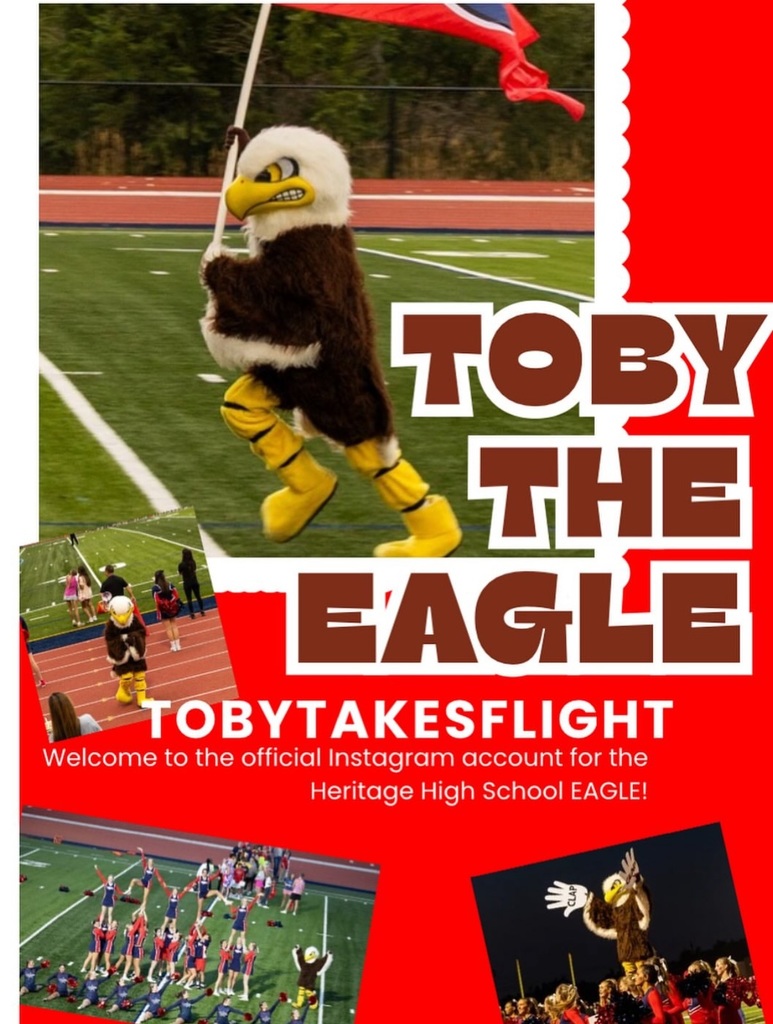 Toby the Eagle - HHS mascot new instagram account