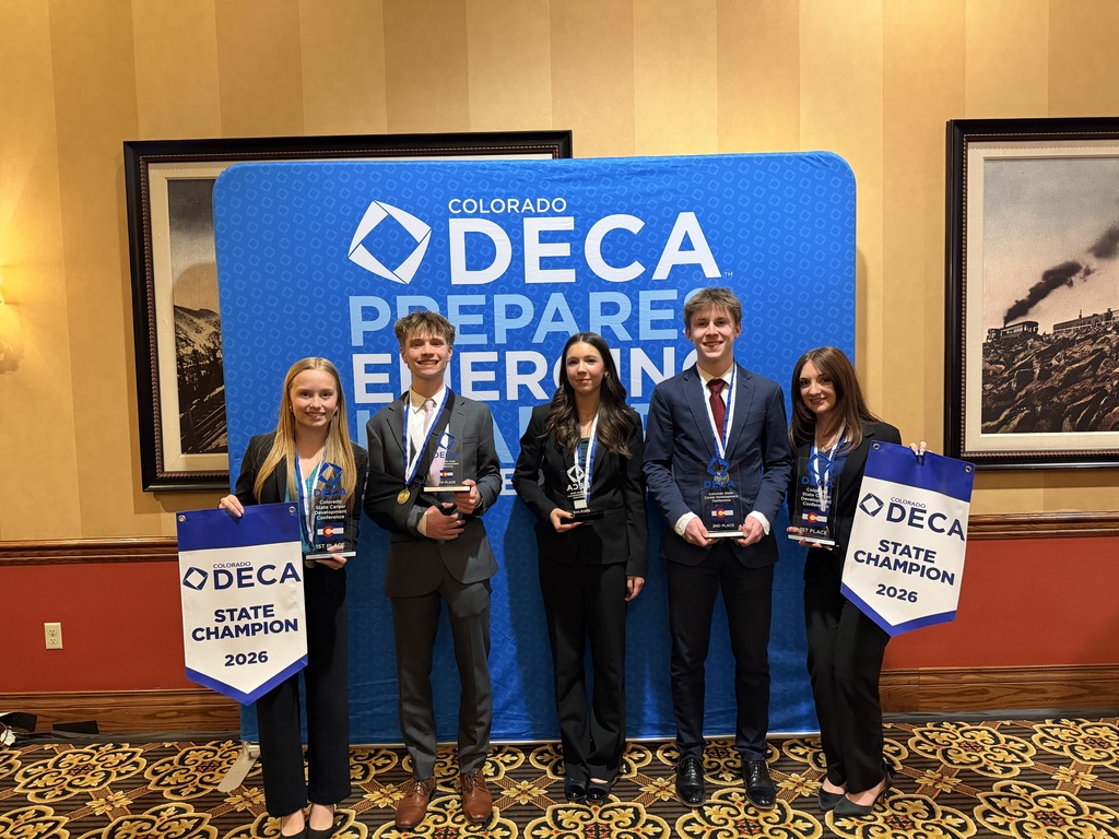 Picture of the 5 national qualifiers who are headed to Atlanta in April for Int'l Career Development Conference