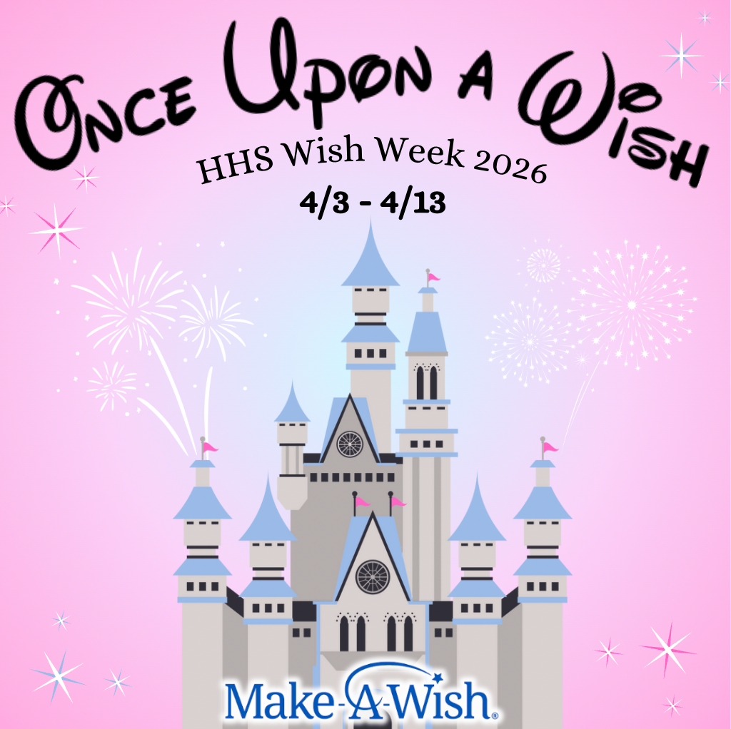 LPS Alt Text Helper Custom Gem LPS Alt Text Helper said "Once Upon a Wish" HHS Wish Week 2026, 4/3-4/13. Features a castle, fireworks, and the Make-A-Wish logo on pink.