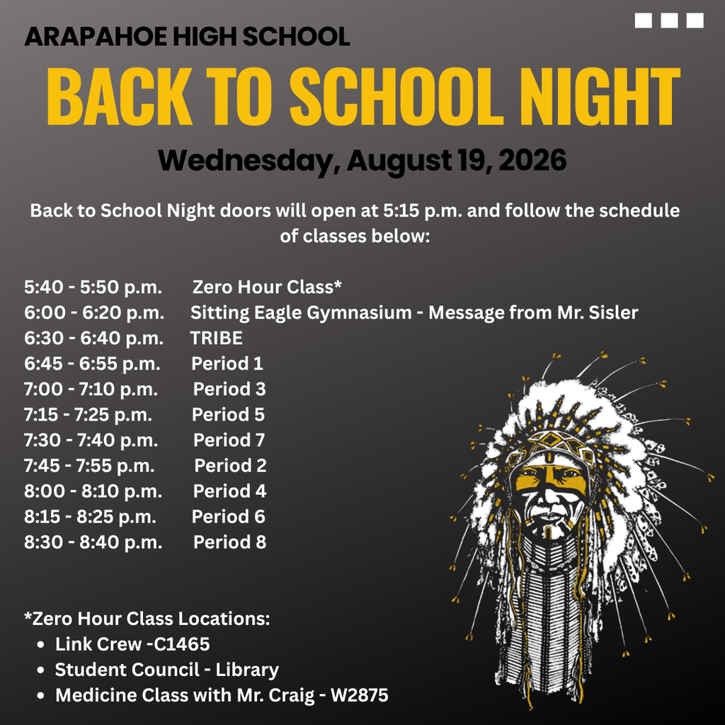 Back to School Night Schedule 2026