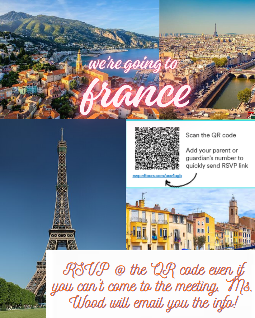 Join us for a trip to France!