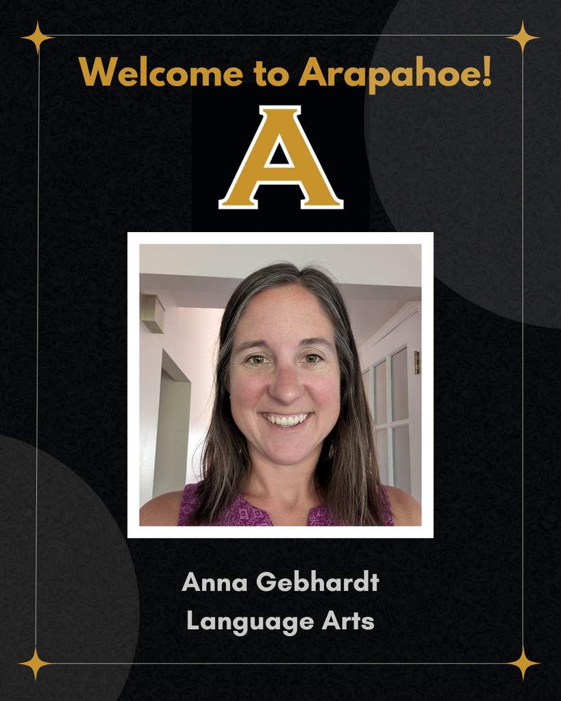 Welcome Anna Gebhardt to Arapahoe!