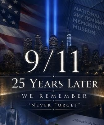 We remember 09/11 25 years later.