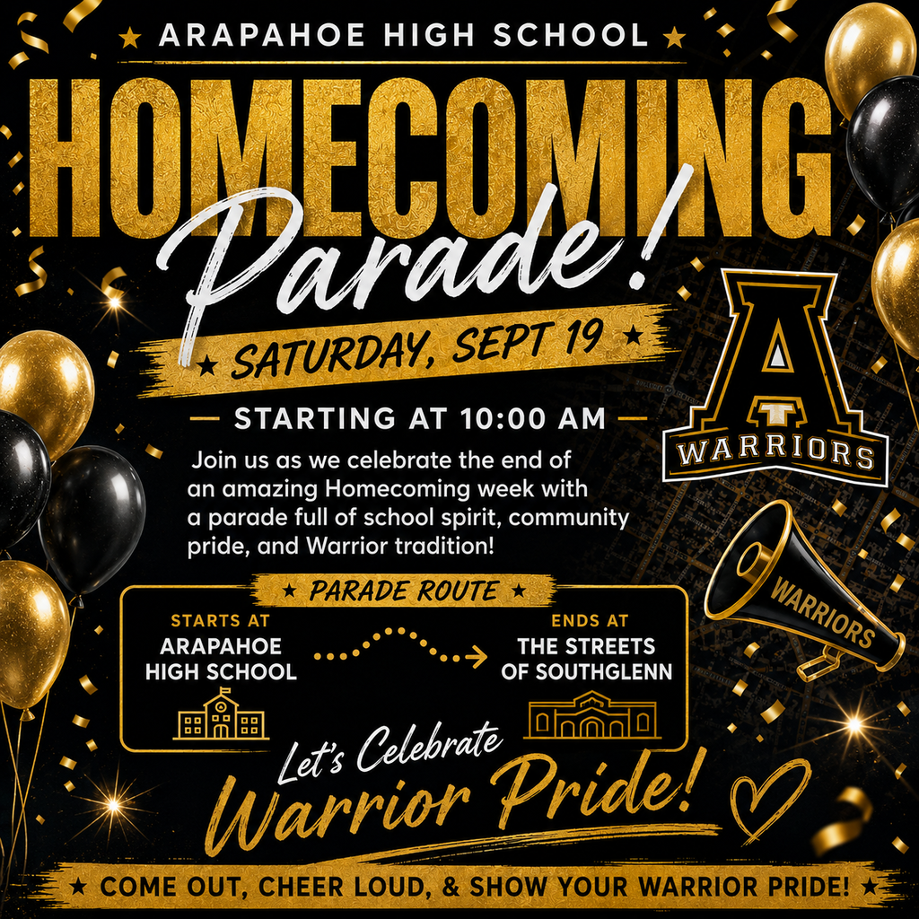 HOCO Parade Saturday at 10 AM!