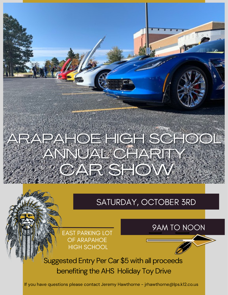 Arapahoe Charity Car Show!