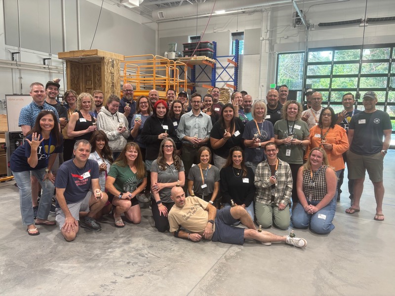 A group photo of CTE staff members at EPIC Campus