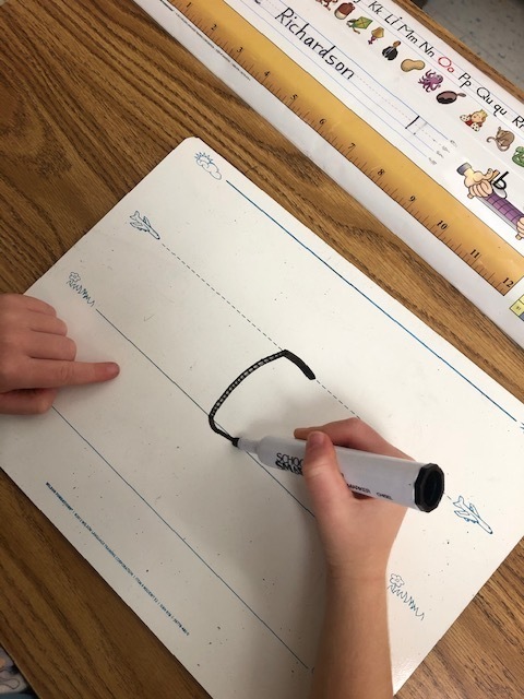 Letter Formation on our Tablets