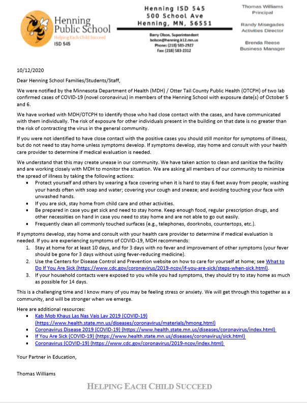 Positive Letter
