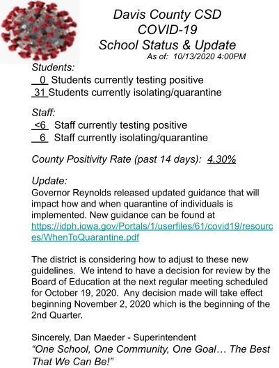 DC CSD COVID Update 9-13-20