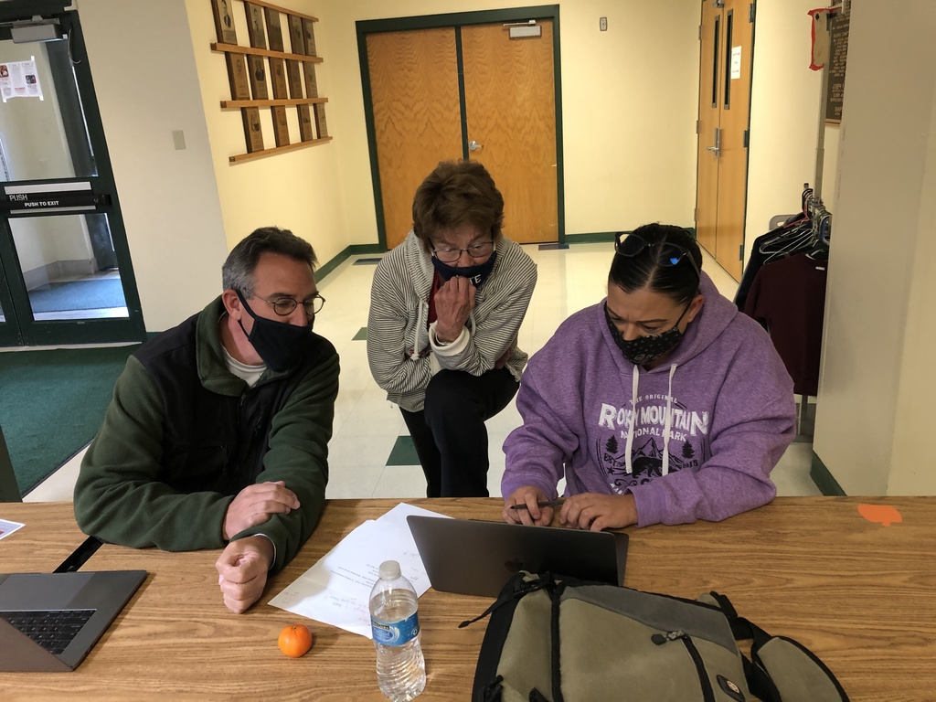 North Platte Catholic Staff Participating in a Scavenger Hunt