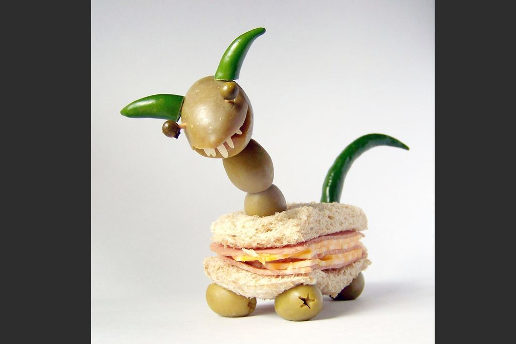 Dragon Sandwich - Not illustrative of the sandwich you'll be served!