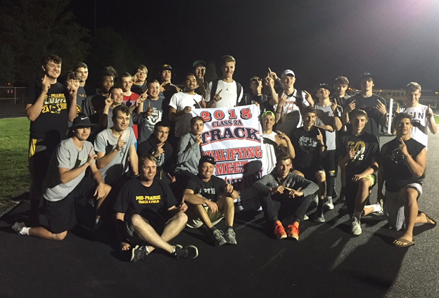 The Mid-Prairie Boys and Girls track teams were district champions.