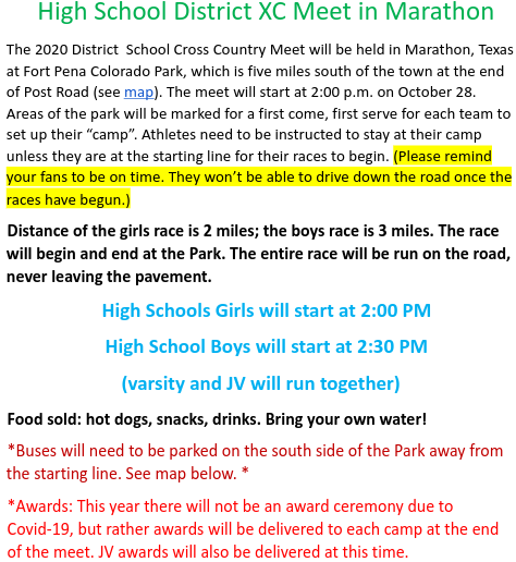 HS XC Marathon