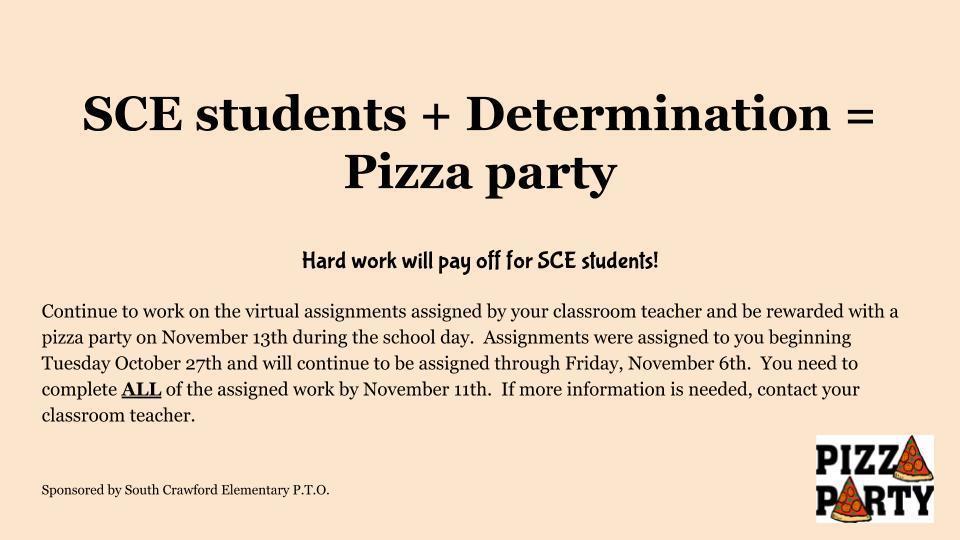 SCE Pizza Party