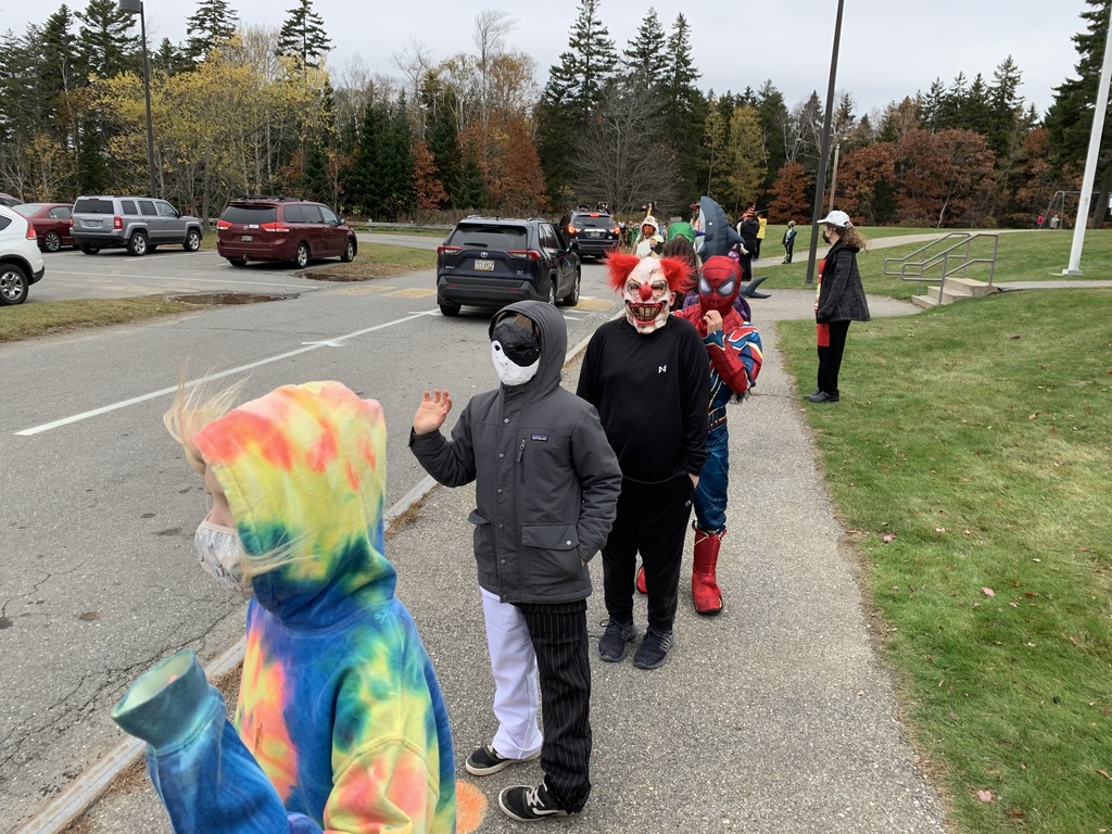 Scary clown and yin-yang