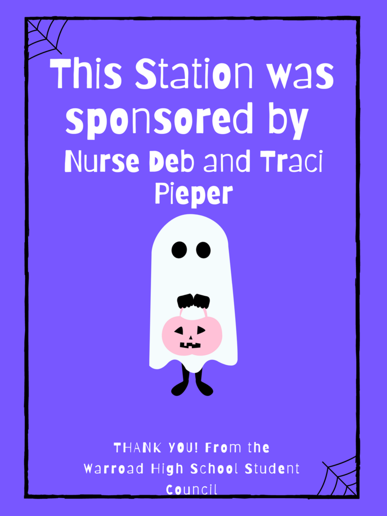 Thank you Nurse Deb and Mrs. Pieper