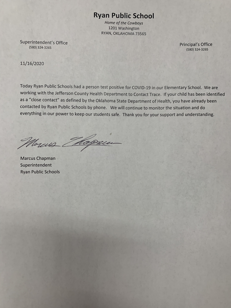 Covid letter
