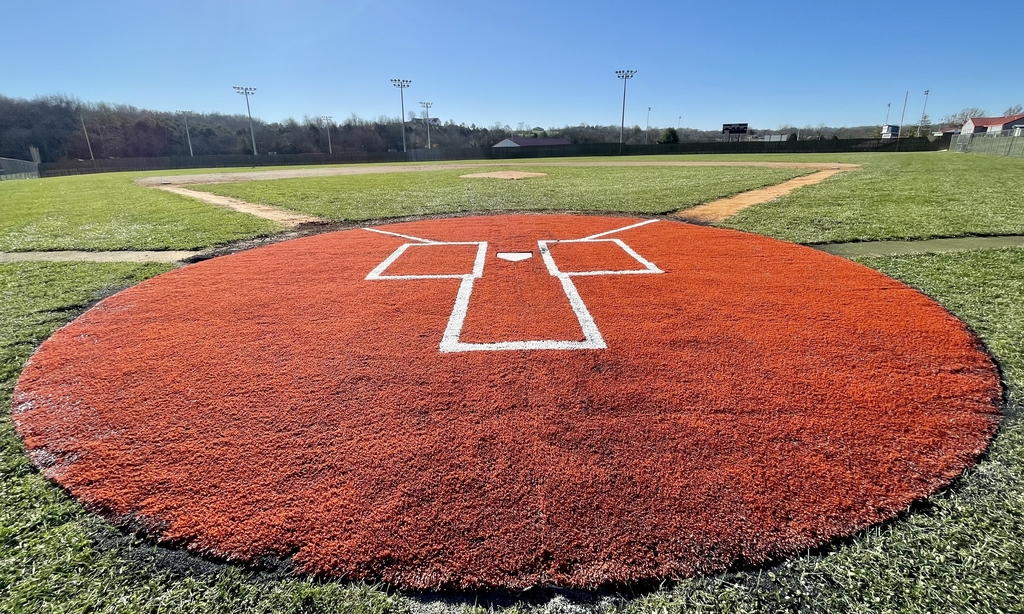 New turf home plate 