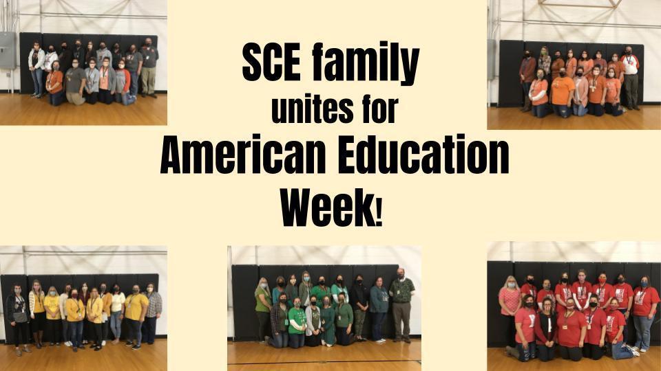 SCE family unites for American Education Week!