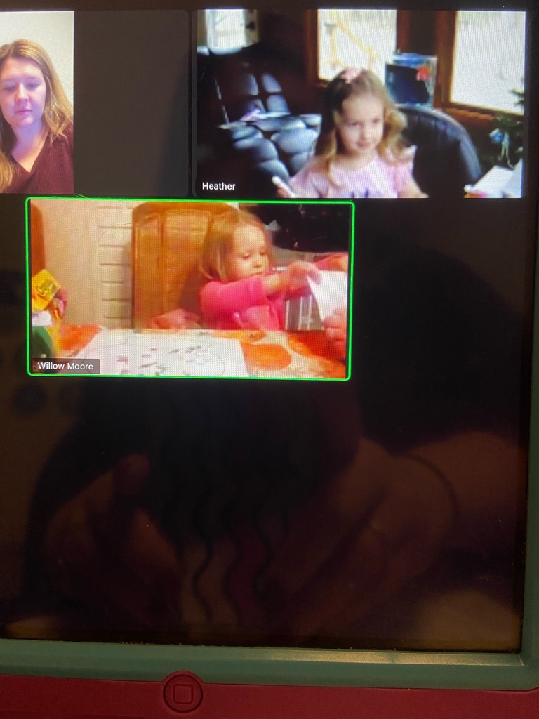 Mrs. Brittanys online preschool session