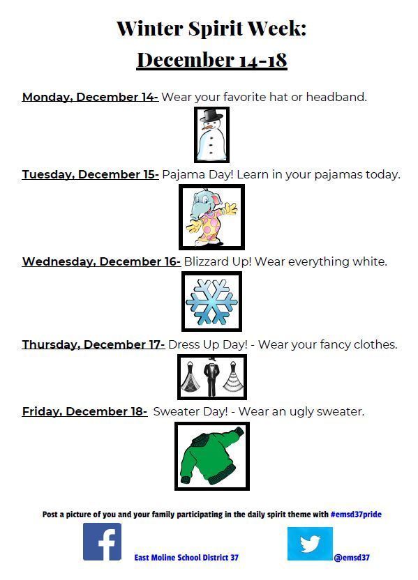 Winter Spirit Week