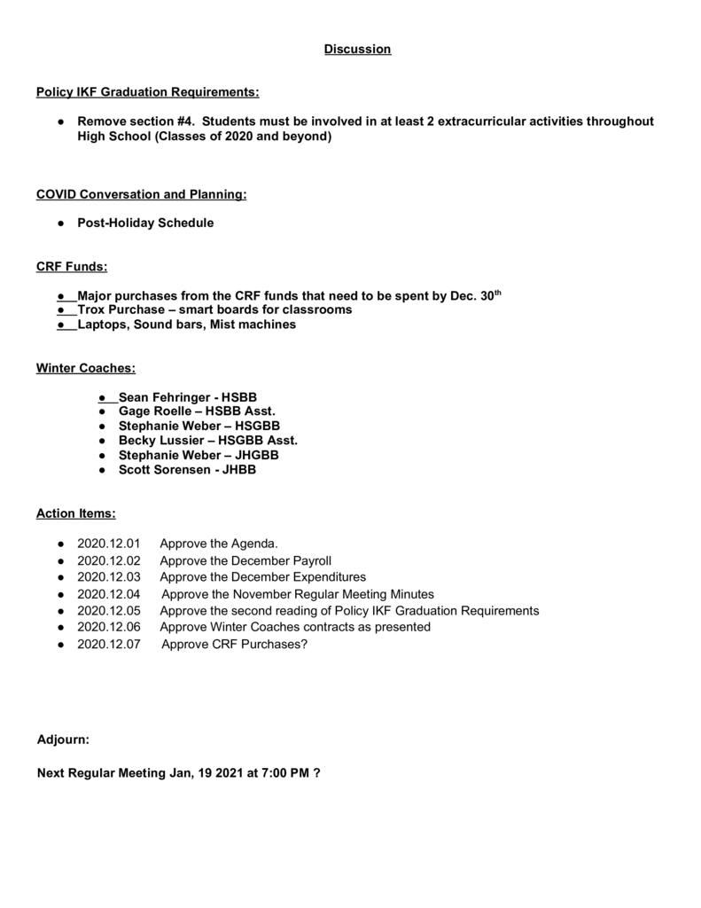 BOE Agenda 12-15-20