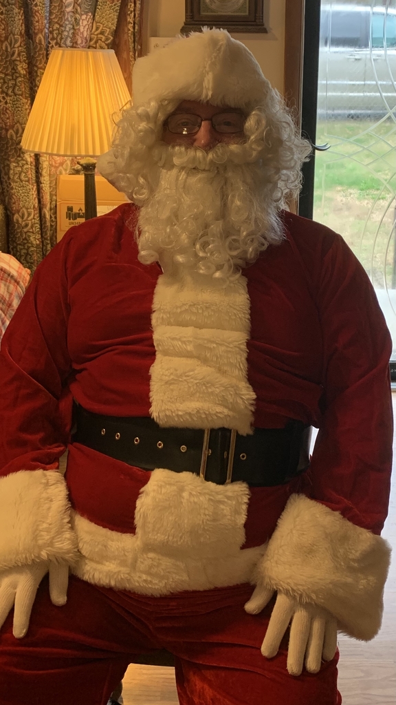 Santa Claus came to 2nd grade this morning.