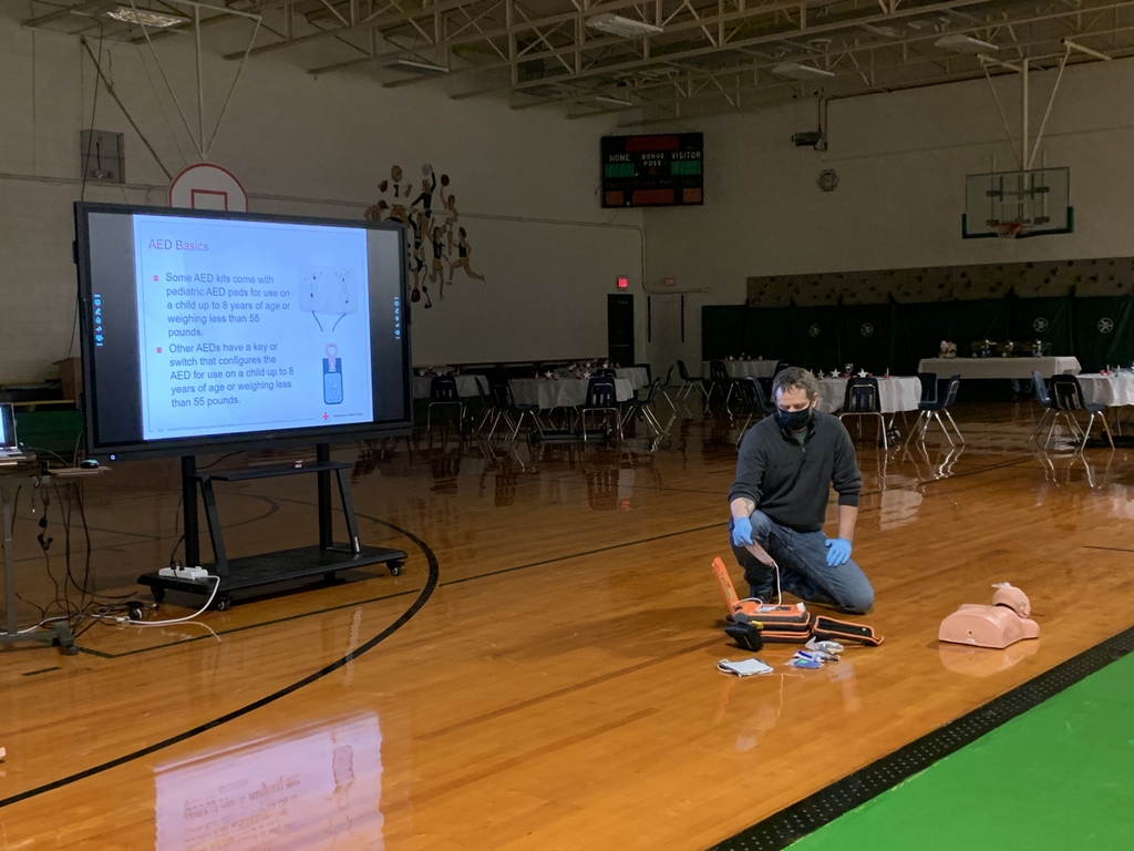 Cody providing training
