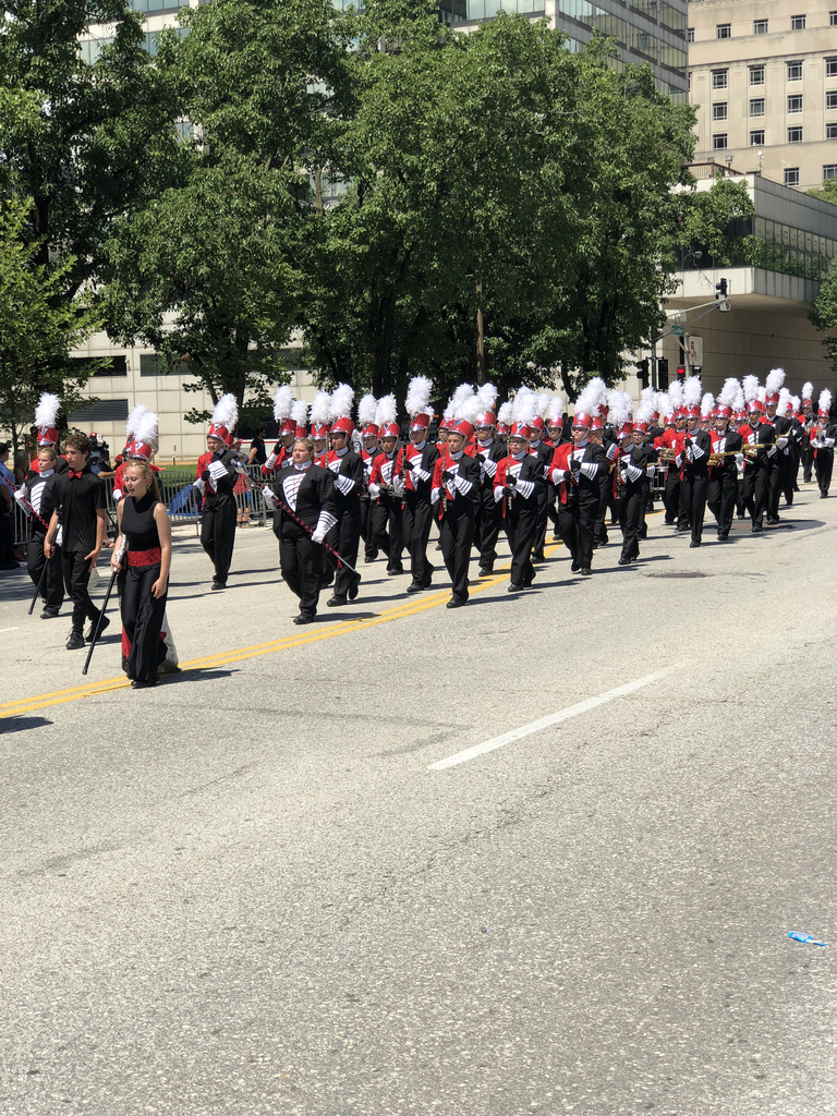 Marching Bulldogs on Independence Day! 