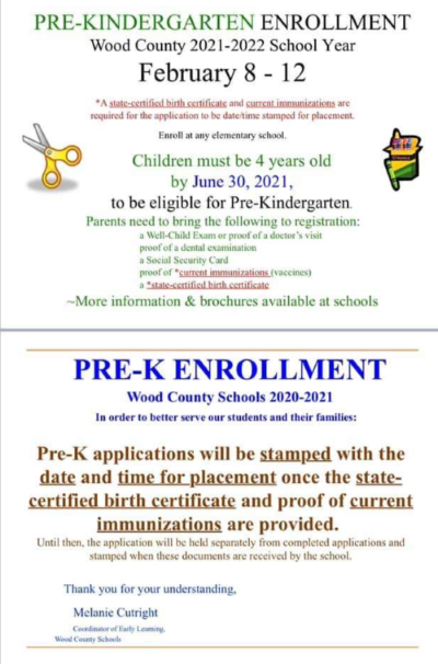 Pre Kindergarten Enrollment 21-22