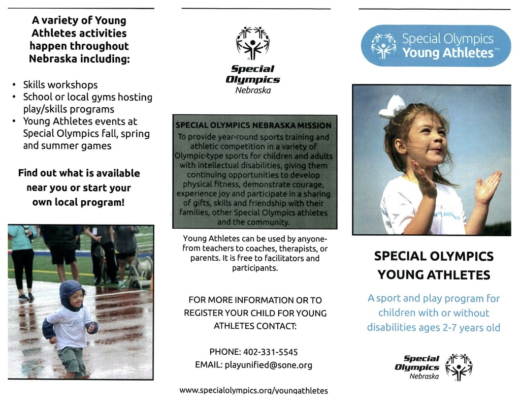 Special Olympics brochure