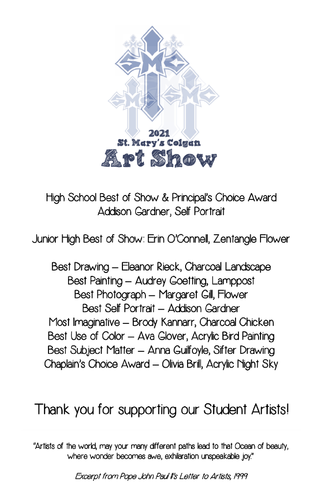 Art Show Winners