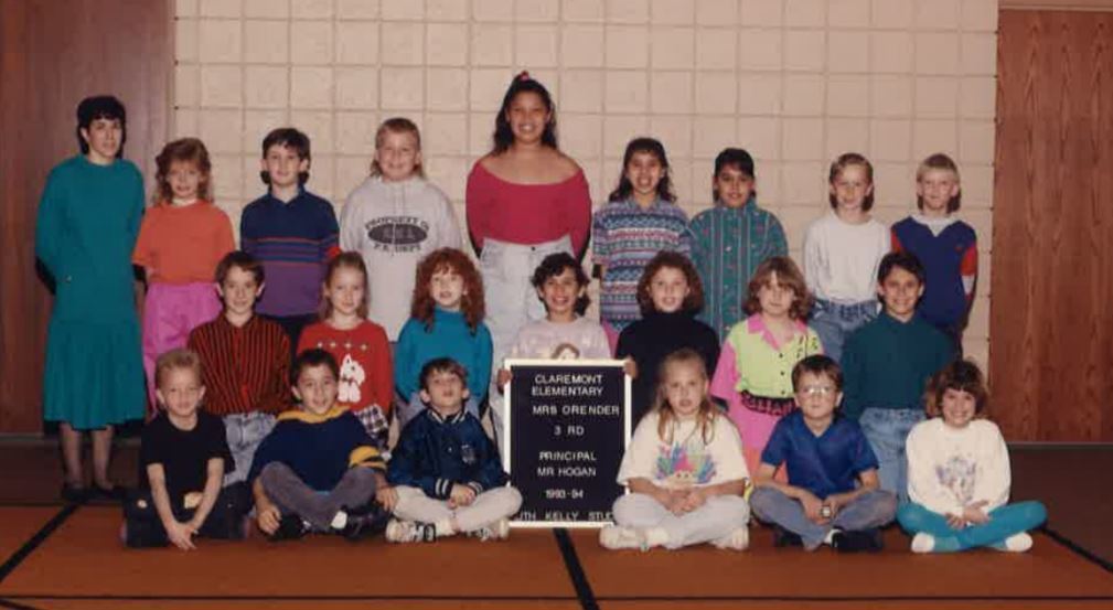 Claremont Elementary 1993-94. 