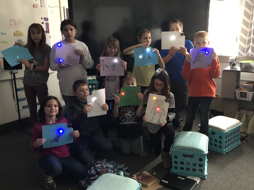 Completed paper circuits