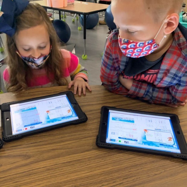 Students respond to technology in the classroom with ease and enjoyment.