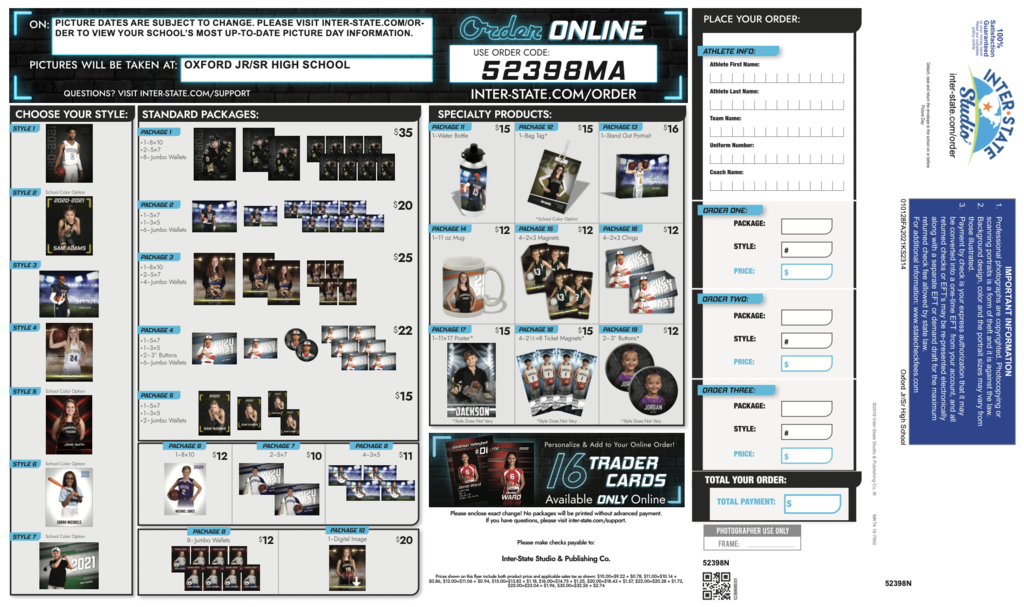 Order form