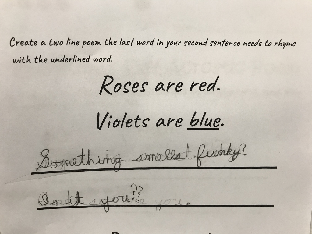 What great hand writing.
