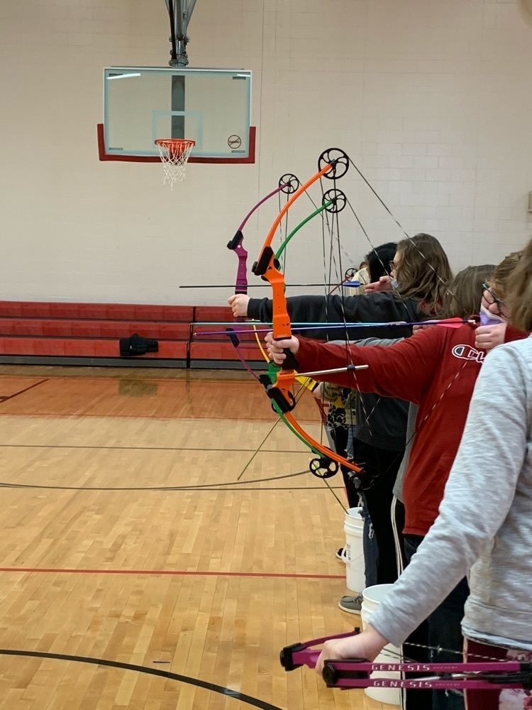 archery during girls PE