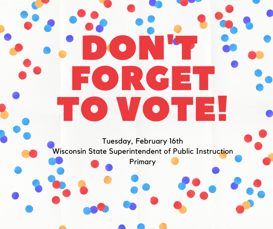 Don't forget to vote