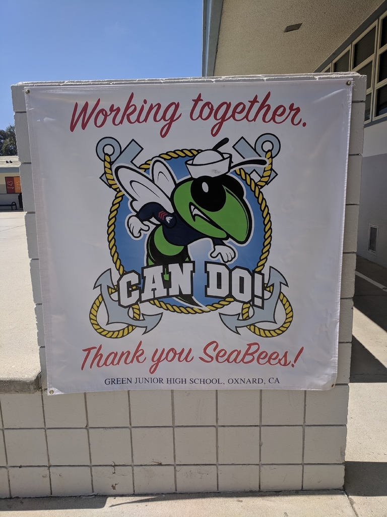 #Greenhornets and #Seabees Can Do!