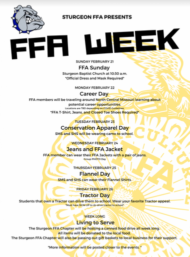 FFA Activities for HS