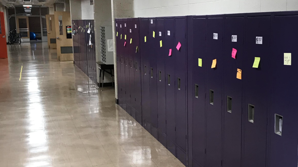 5th and 6th grade lockers.