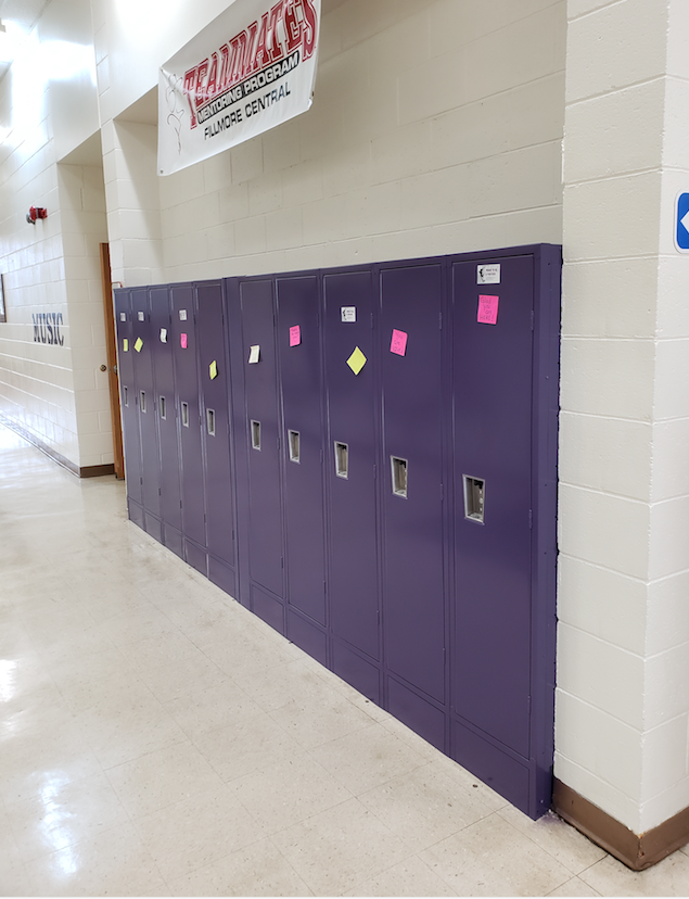 7th Grade Lockers...#BeKind