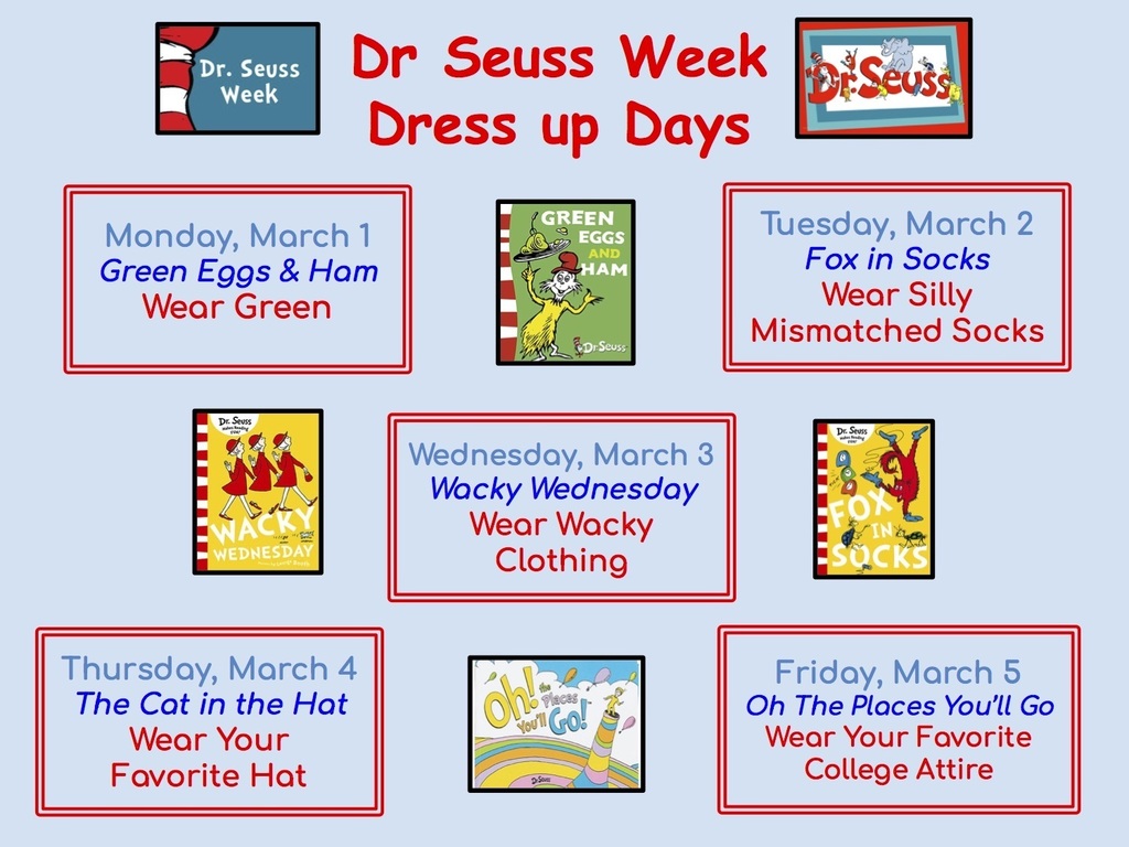 Dr. Seuss Dress Up Days